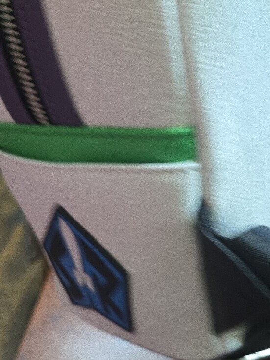 Loungefly Buzz Lightyear Themed Mini Backpack - White, Green, Purple main image 7